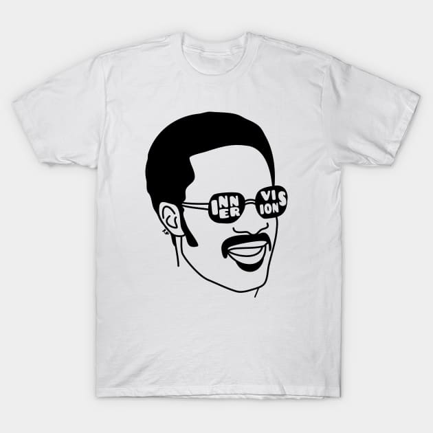 Stevie Wonder - Innervisions T-Shirt by JoannaPearson